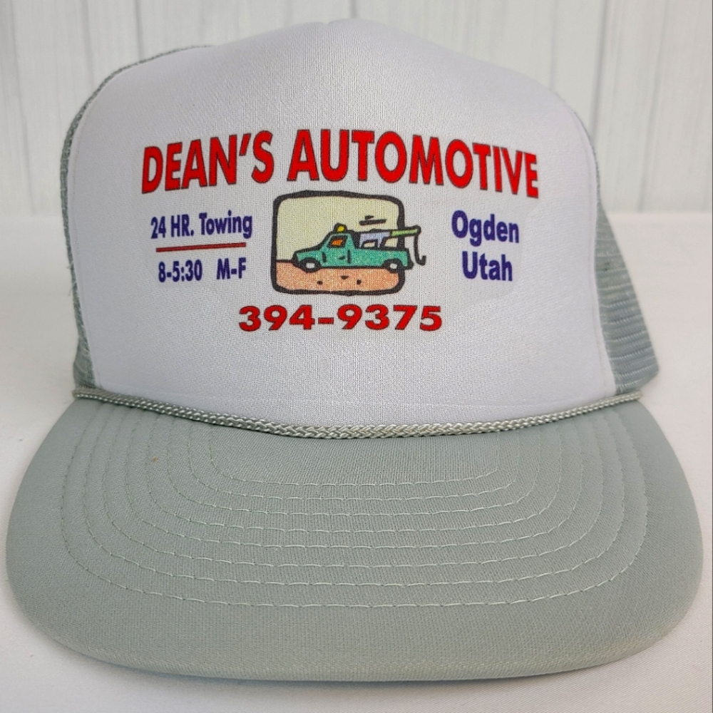 Vintage Snapback Mesh Trucker Hat Retro